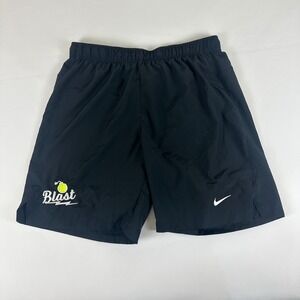 Nike Blast Tennis Shorts‎ Mens Black Athletic Drawstring Pockets Size Small